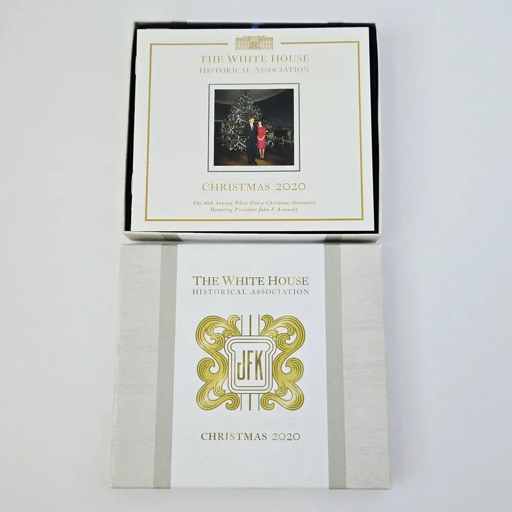Christmas 2020 The White House Historical Association Ornament w/ Box & Booklet